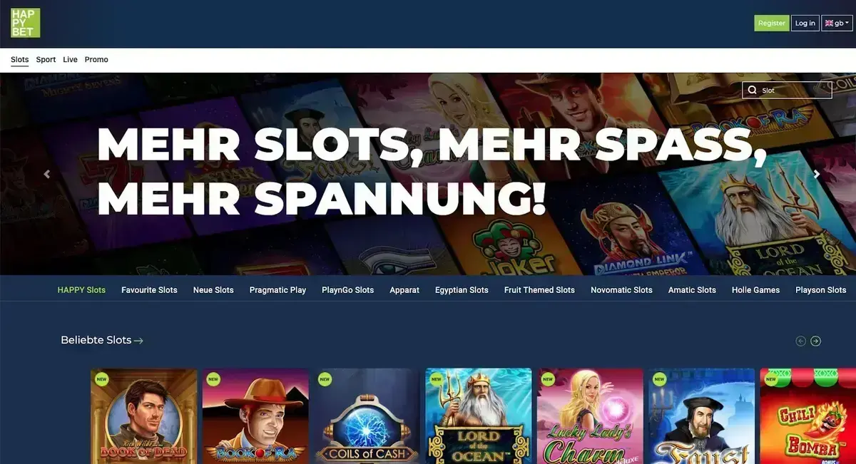 HappyBet Screenshot 1